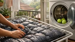 ซักเสื้อขนเป็ดแล้วขนเป็นก้อน แก้ยังไงให้กลับมาฟูนุ่มเหมือนเดิม