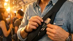 สายสะพายกันขโมยมีช่องลับ ไอเท็มชิ้นเล็กที่ช่วยลดของหายในรถไฟฟ้าคนแน่น