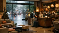 ไม่ได้พักโรงแรม แต่อยากนั่งล็อบบี้ได้ไหม สรุปคำตอบและมารยาทที่ควรรู้