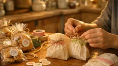 ทำถุงกิฟต์วาเลนไทน์จากกระดาษกรองกาแฟ แบบง่ายๆ แต่ดูอบอุ่น