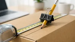 ทริกตลับเมตรกับดับเบิลคลิป ลากเส้นตรงยาวๆ บนกล่องพัสดุได้ง่ายกว่าที่คิด