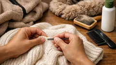 วิธีดูแลเสื้อกันหนาวให้เหมือนใหม่ ซ่อมไหมหลุด ฟื้นฟลีซ และจัดทรงเฟอร์เทียมแบบง่ายๆ