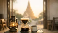 พาเช็กอิน Lamps Specialty Coffee นครปฐม คาเฟ่สเปเชียลตี้วิวองค์พระปฐมเจดีย์