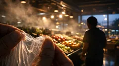 ทริคเปิดถุงผักในซูเปอร์แบบไม่ต้องแตะน้ำ ทำได้ในไม่กี่วินาที