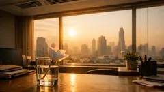 วิธีทำเครื่องเพิ่มความชื้นจิ๋วด้วยคิทเช่นเปเปอร์ วางโต๊ะทำงานในห้องแอร์ได้เลย