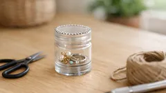 อัปไซเคิลง่ายๆ จากขวด PET 2 ขวด ทำกล่องเก็บต่างหูแหวนแบบหมุนเกลียว