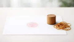 รอยตราฮังโกะเบลอแก้ได้ด้วยยางรัดของ ทริคทำความสะอาดหน้า印แบบไม่ทำลายลายแกะสลัก