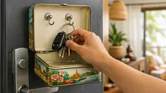 เปลี่ยนกระป๋องขนมเป็นที่แขวนกุญแจแบบแม่เหล็ก ทำง่าย บ้านดูเรียบร้อยขึ้นทันที