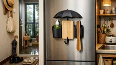 ไอเดียใช้ที่ตั้งร่มแม่เหล็กจากไดโซะ จัดบ้านให้โล่งขึ้นแบบไม่ต้องเจาะผนัง