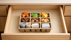 ไอเดียจัดระเบียบลิ้นชักด้วยกระดาษพอตไดโซะ ชิ้นเล็กแต่ช่วยให้บ้านดูโล่งขึ้นทันที