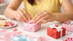 พับกล่องของขวัญจากกระดาษ A4 ใน 2 นาที ห่อวาเลนไทน์ให้ดูตั้งใจแบบไม่เปลือง