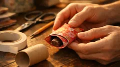 ทำกล่องของขวัญทรงพิลโลว์แบบง่ายๆ ใช้โอริกามิแผ่นเดียว ห่อวาเลนไทน์น่ารักในไม่กี่นาที