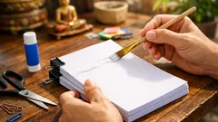 วิธีทำสมุดโน้ตฉีกได้จากกระดาษใช้แล้ว ง่ายๆ ประหยัดเงินและลดขยะในบ้าน