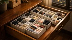 จัดระเบียบลิ้นชักให้โล่งใน 15 นาที ด้วยอุปกรณ์แบ่งช่องราคาประหยัดสไตล์ร้านญี่ปุ่น